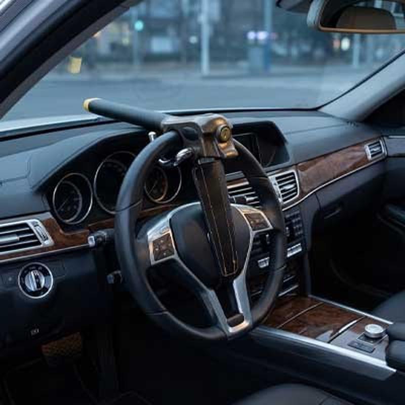 Antivol Volant Voiture | Barre Acier Anti-Sciage