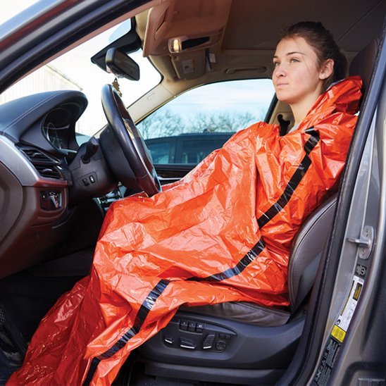 Couverture de Survie Orange | Ultra-Visible & Imperméable - Automobile4roues.com