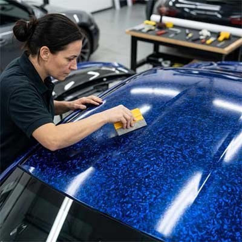 Film de Protection Voiture | Changez de Style | Vert & Bleu