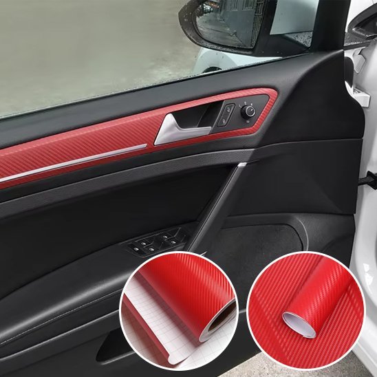 Film Covering Voiture Intérieur | Effet Carbone 3D Repositionnable - Automobile4roues.com
