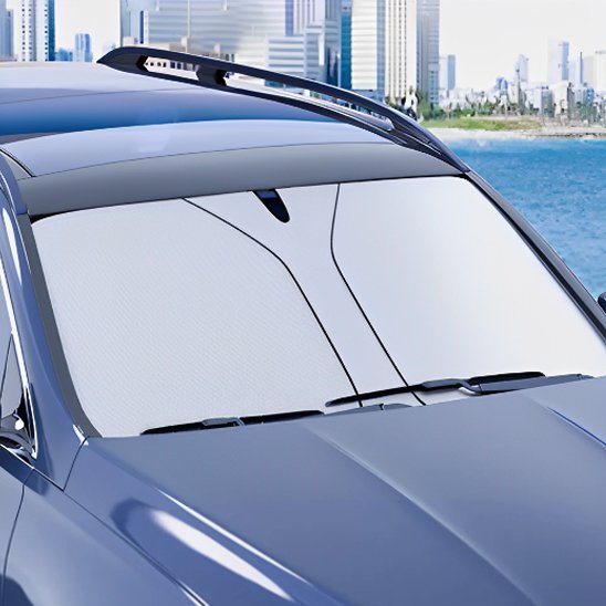 Pare-Soleil Voiture Pliable | Protection UV & Anti-Chaleur - Automobile4roues.com