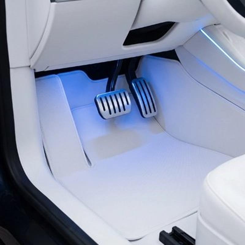 Pédalier Voiture Aluminium LED Ambiance