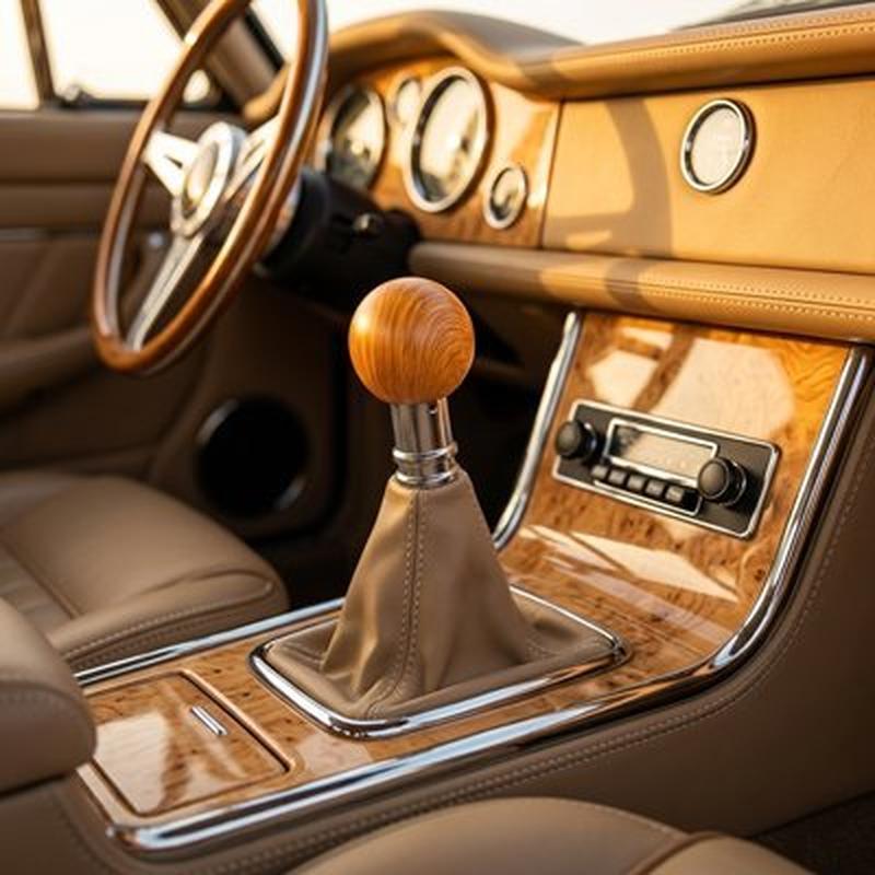 Pommeau de Vitesse en Bois | Sphérique & Ergonomique