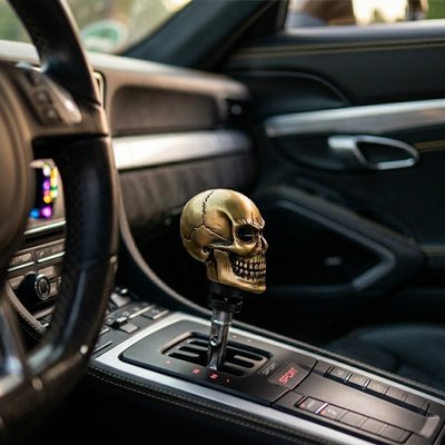 Pommeau de Vitesse Tête de Mort | Design Skull Ergonomique - Automobile4roues.com