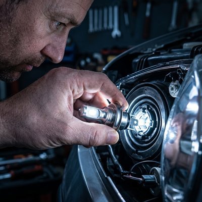 Ampoule LED Voiture Ultra-Lumineuse | 6000K 8000K Bleu Glace | H11 H7 H4 - Automobile4roues.com