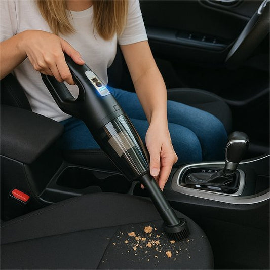 Aspirateur Voiture Sans Fil Compact | Puissant & Maniable - Automobile4roues.com