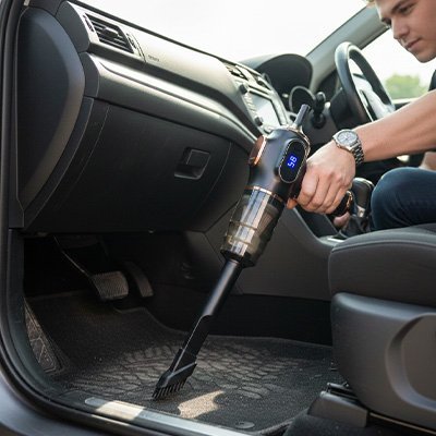 Aspirateur Voiture Sans Fil Cyclonique - Automobile4roues.com