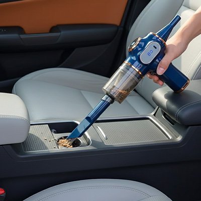 Aspirateur Voiture Sans Fil Cyclonique - Automobile4roues.com
