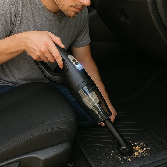 Aspirateur Voiture | Sans Fil Ergonomique Buse Flexible - Automobile4roues.com