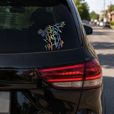 Autocollant Voiture Holographique Graffiti - Automobile4roues.com