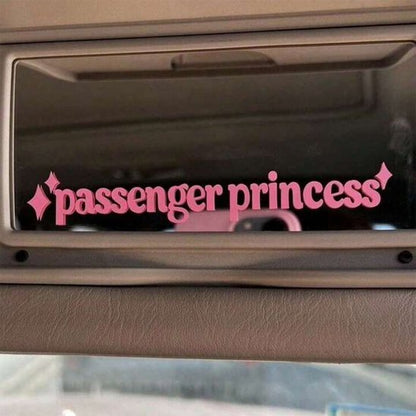 Autocollant Voiture | Passenger Princess Vinyle Rétro Miroir - Automobile4roues.com