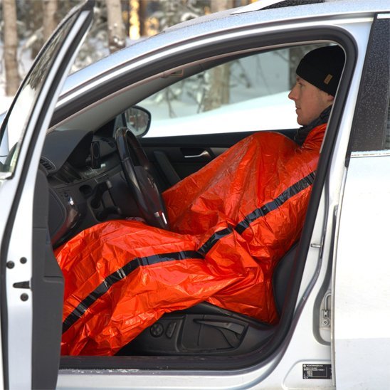 Couverture de Survie Orange | Ultra-Visible & Imperméable - Automobile4roues.com