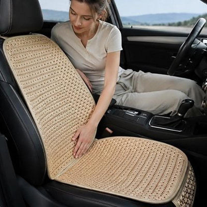 Couvre-Siège Automobile Fibres Naturelles Anti-Transpiration