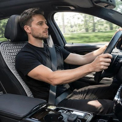 Couvre-Siège Automobile Fibres Naturelles Anti-Transpiration