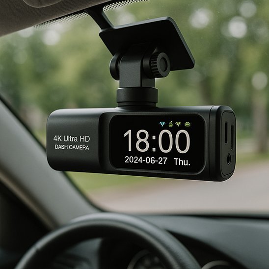 Dashcam Voiture 4K WiFi | Enregistrement Automatique - Automobile4roues.com