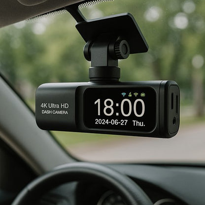 Dashcam Voiture 4K WiFi | Enregistrement Automatique - Automobile4roues.com