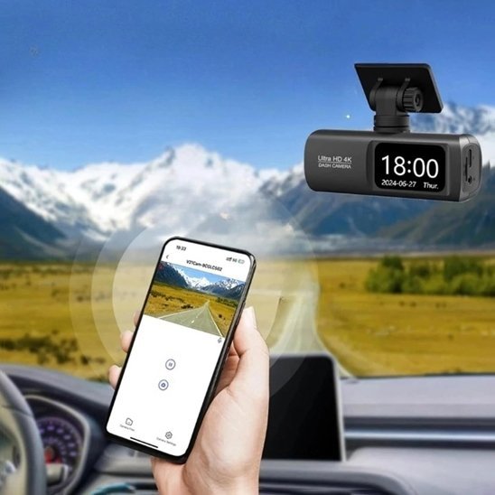 Dashcam Voiture 4K WiFi | Enregistrement Automatique - Automobile4roues.com