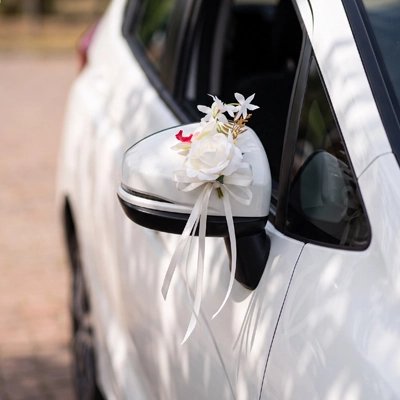Décoration voiture mariage