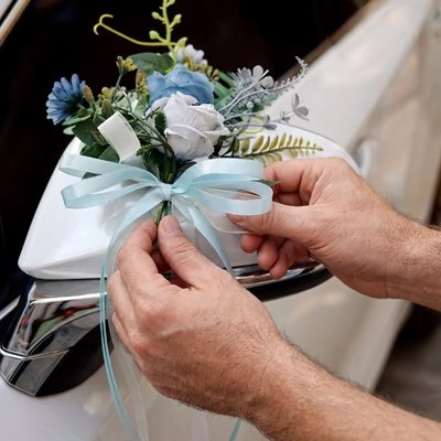 Décoration voiture mariage
