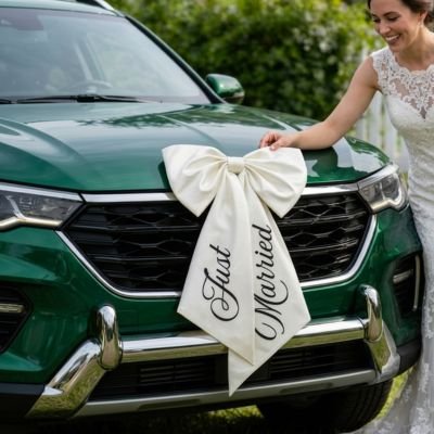 Décoration voiture mariage