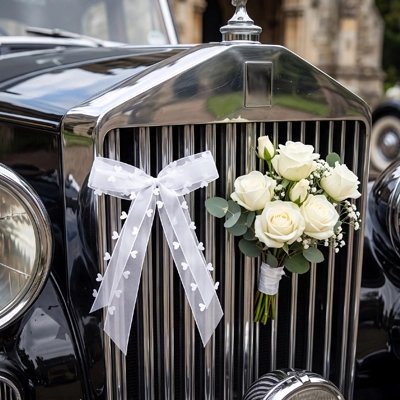 Décoration voiture mariage