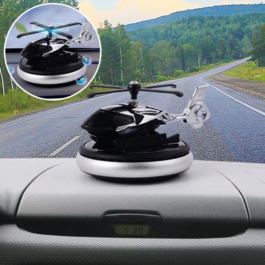 Diffuseur de Parfum Voiture | Hélicoptère Rotatif 360° - Automobile4roues.com