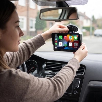 Écran CarPlay Haute Définition Tactile - Automobile4roues.com