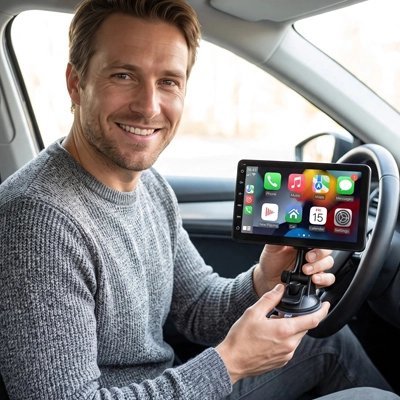 Écran CarPlay Portable Plug and Play - Automobile4roues.com