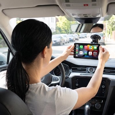 Écran CarPlay Portable Plug and Play - Automobile4roues.com