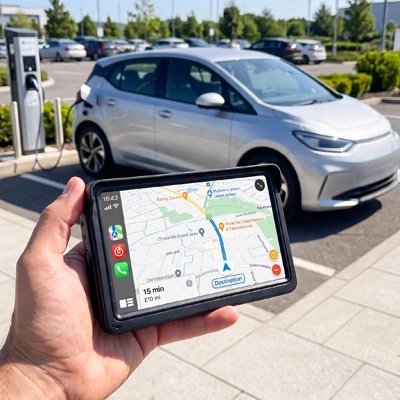 Écran CarPlay Sans Fil avec Option Caméra - Automobile4roues.com
