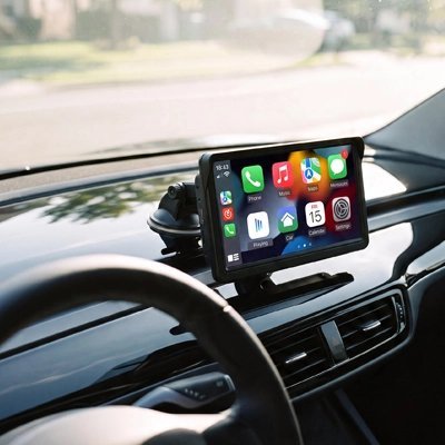 Écran CarPlay Sans Fil avec Option Caméra - Automobile4roues.com