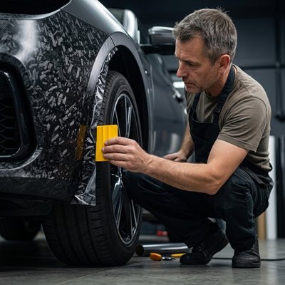 Film Covering Multi - Finitions Premium | Gris, Noir & Rouge - Automobile4roues.com