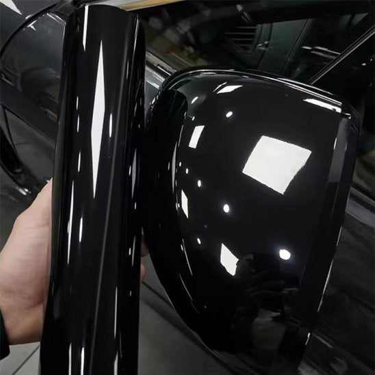 Film Covering Voiture Noir Miroir | Finition Ultra-Réfléchissante - Automobile4roues.com