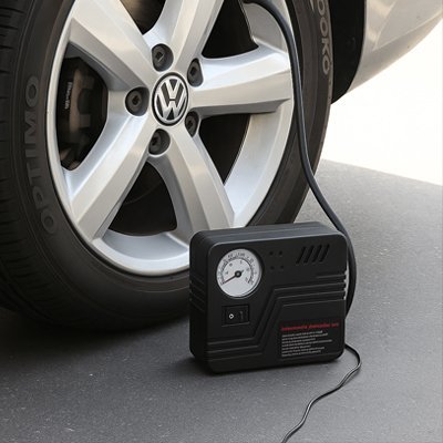 Gonfleur Pneu Allume - Cigare | Manomètre Analogique - Automobile4roues.com