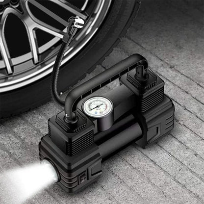 Gonfleur Pneu Double Moteur 12V | Gonflage Rapide - Automobile4roues.com