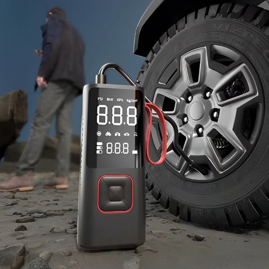 Gonfleur Pneu Pocket Digital | Multi - Unités BAR/PSI - Automobile4roues.com