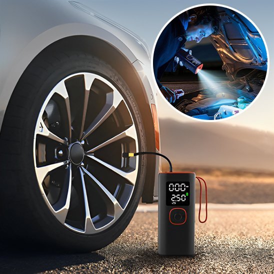 Gonfleur Pneu Pocket Digital | Multi - Unités BAR/PSI - Automobile4roues.com