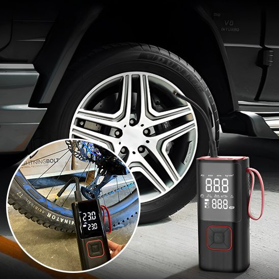 Gonfleur Pneu Pocket Digital | Multi - Unités BAR/PSI - Automobile4roues.com