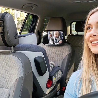 Miroir voiture bébé | Vision Sécurisée - Automobile4roues.com