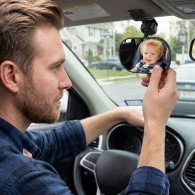 Miroir voiture bébé | Vue Parfaite - Automobile4roues.com