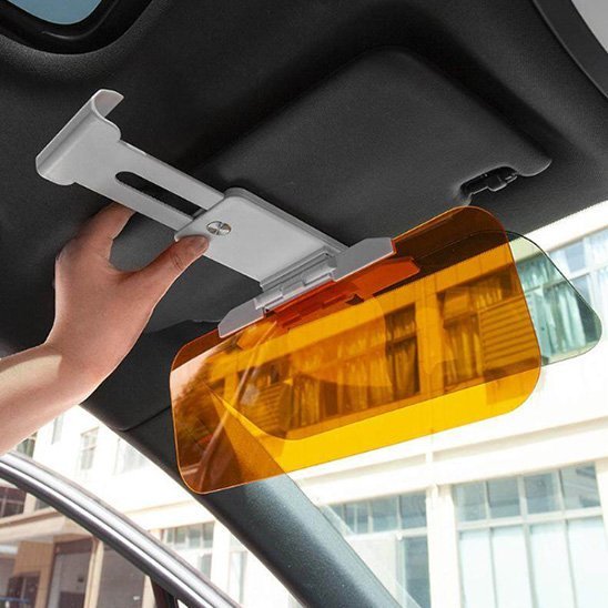 Pare-Soleil Voiture Double Visière | Filtre Jour & Nuit Anti-Éblouissement - Automobile4roues.com