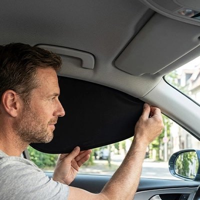 Pare soleil voiture | Fraîcheur Garantie - Automobile4roues.com