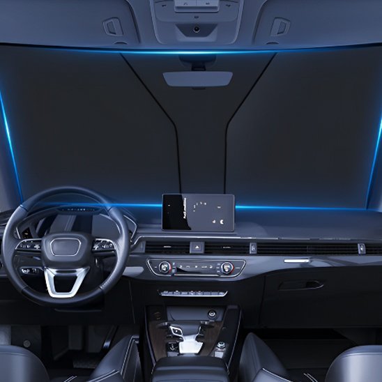 Pare-Soleil Voiture Pliable | Protection UV & Anti-Chaleur - Automobile4roues.com