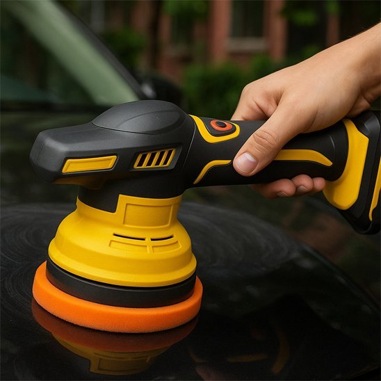 Polisseuse Voiture | Orbitale Sans Fil Rechargeable 3 Disques - Automobile4roues.com