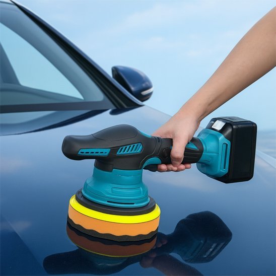 Polisseuse Voiture | Orbitale Sans Fil Rechargeable 3 Disques - Automobile4roues.com