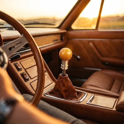 Pommeau de Vitesse en Bois | Sphérique & Ergonomique - Automobile4roues.com