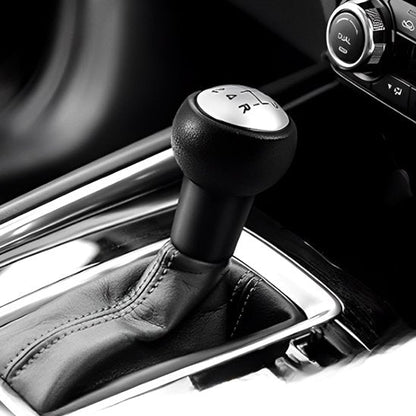 Pommeau de Vitesse Sport | Cuir Texturé & Insert Métalisé - Automobile4roues.com
