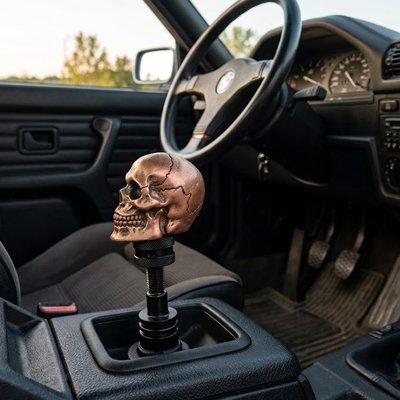 Pommeau de Vitesse Tête de Mort | Design Skull Ergonomique - Automobile4roues.com