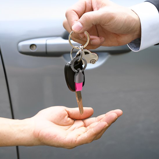 Porte clé voiture