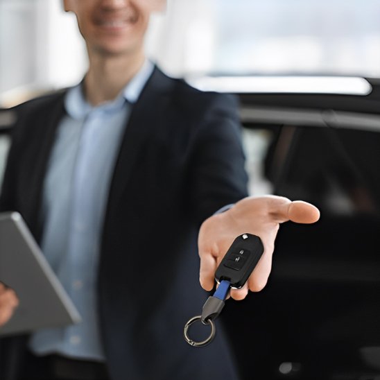 Porte clé voiture